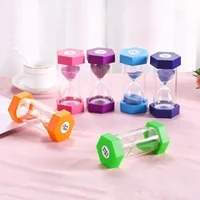 5 Minutes Colorful Hourglass Kitchen Timer Children's Toys Creative Sandglass Student Homework Sand Clock Gifts Home Decorations 2