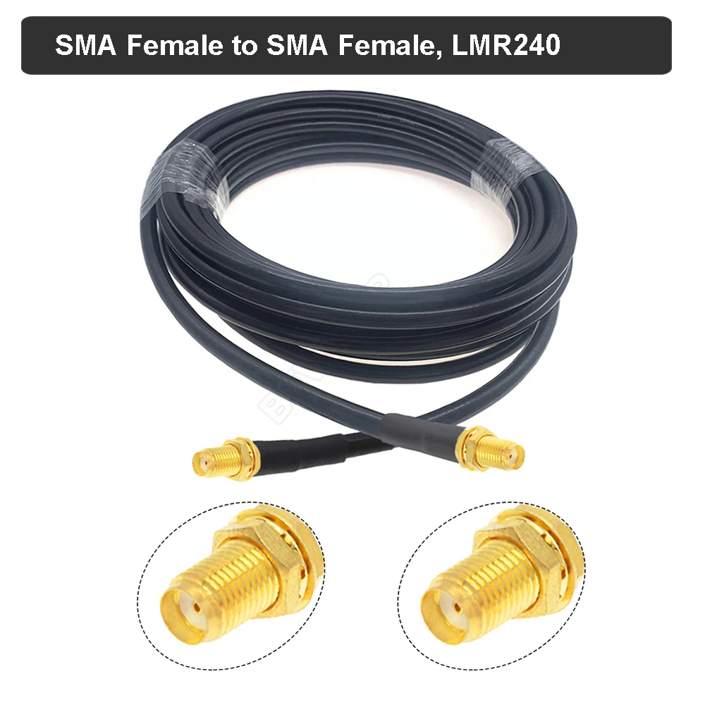 50 ohm 50-4 trança cabo de extensão
