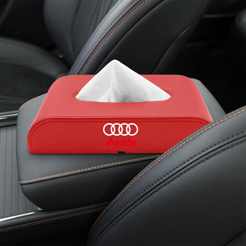Deluxe Car Center Console Armrest Tissue Holder Box