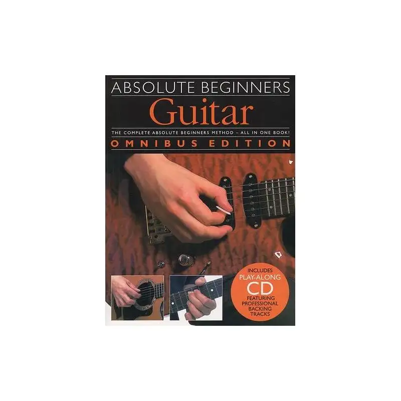 MusicSales – livre/CD de guitare pour débutants, édition OMNIBUS