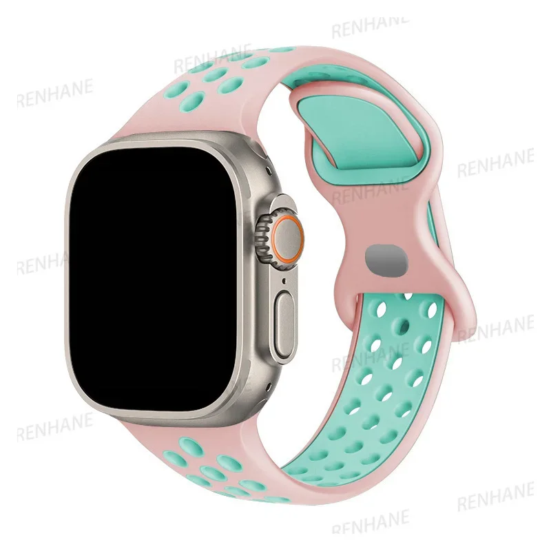 Breathable Silicone Watch Strap Bracelet - Universal Fit