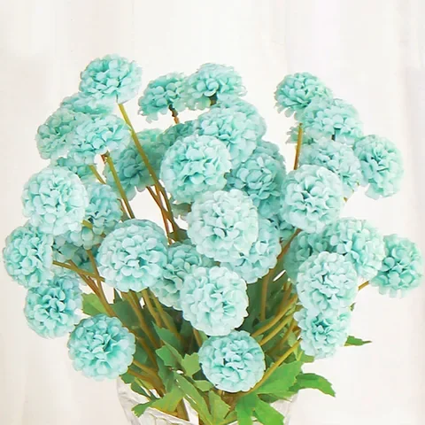 

Artificial Hydrangea Flower Diy Wedding Decoration Silk Fake Flower Bride Holding Small Bouquet Living Room Decoration 5 Head