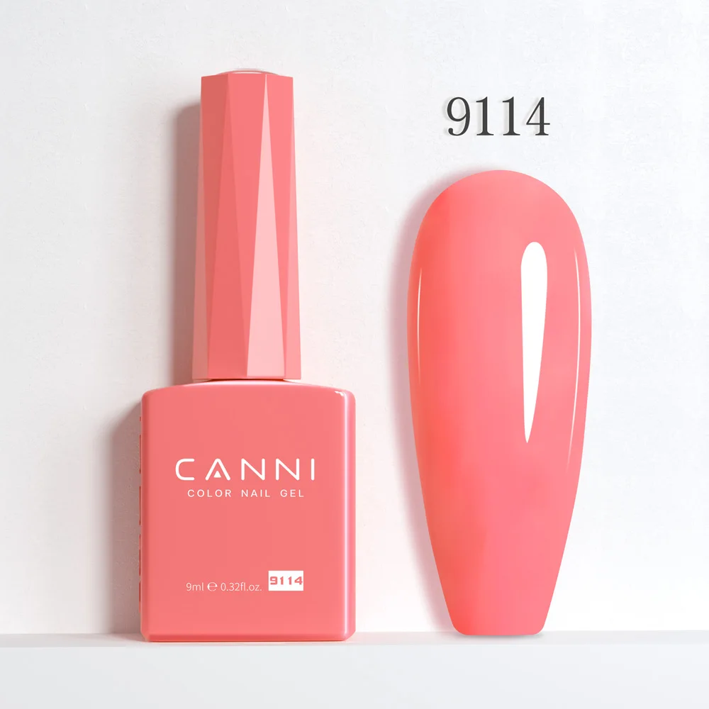 CANNI Super Glossy Glitter Cat Eye Nail Gel Polish - Hema Free Diamond Top Coat, Semi-Permanent UV LED Varnish