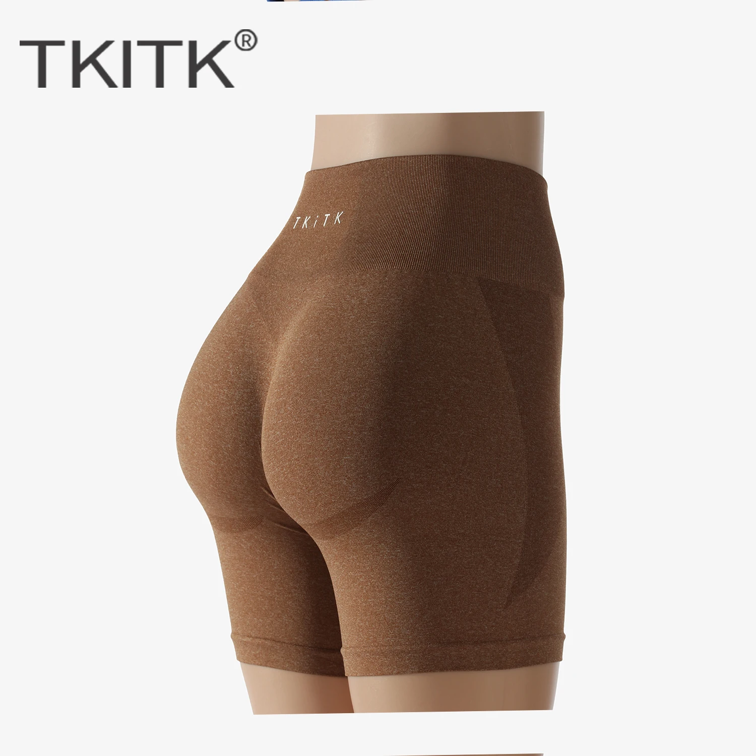 TKITK Seamless Shorts for Women Push Up Booty Workout Shorts Fitness Sports Short Gym Clothing Yoga Shorts 3