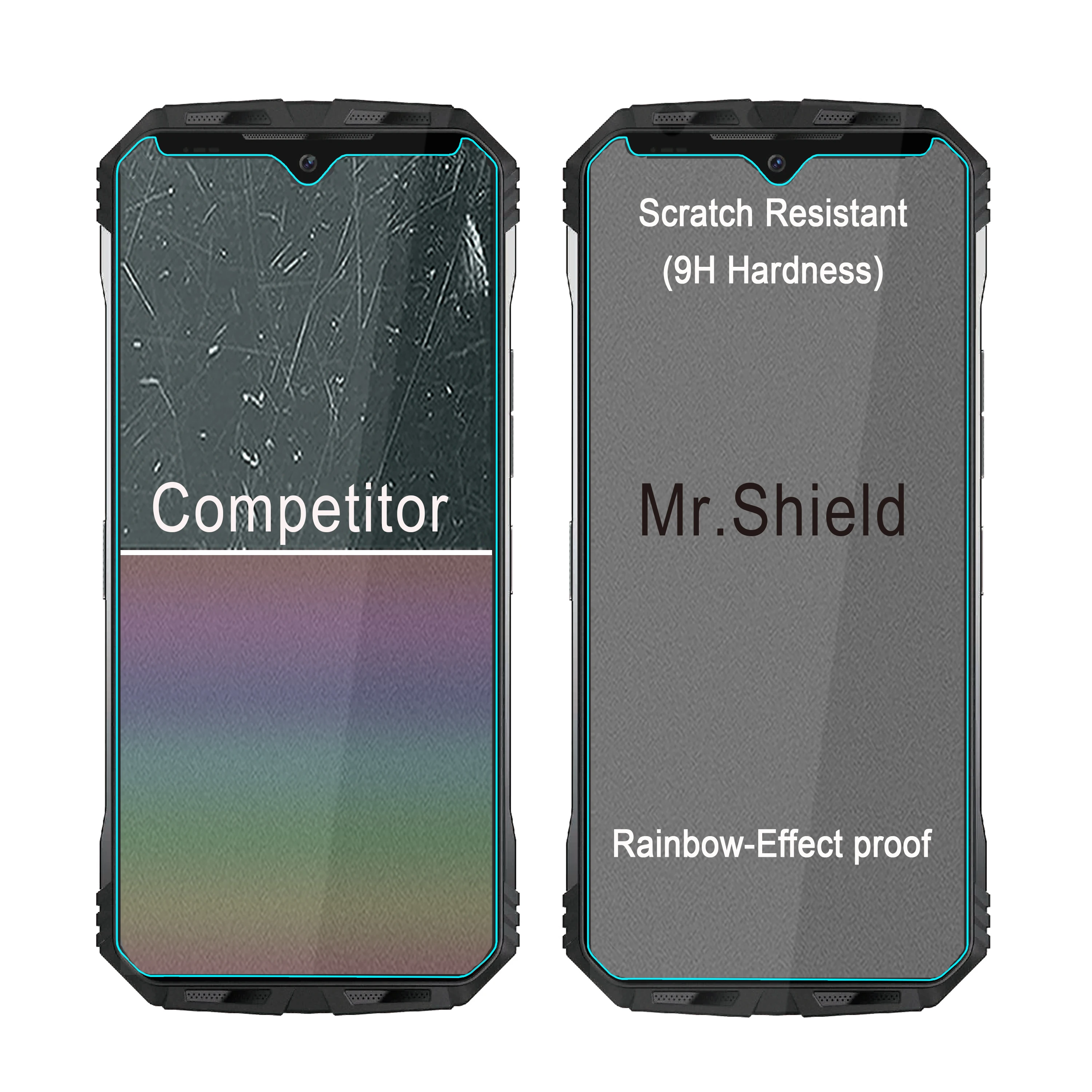 Tela para Doogee S100 Vidro Temperado Pacotes Pro Mr.shield-protetor de - Image 2