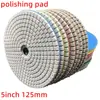 5Inch 125mm Dry/Wet Diamond Polishing Pads Flexible Grinding Disc For Granite Marble Concrete Stone Sanding Discs Grinding Tools