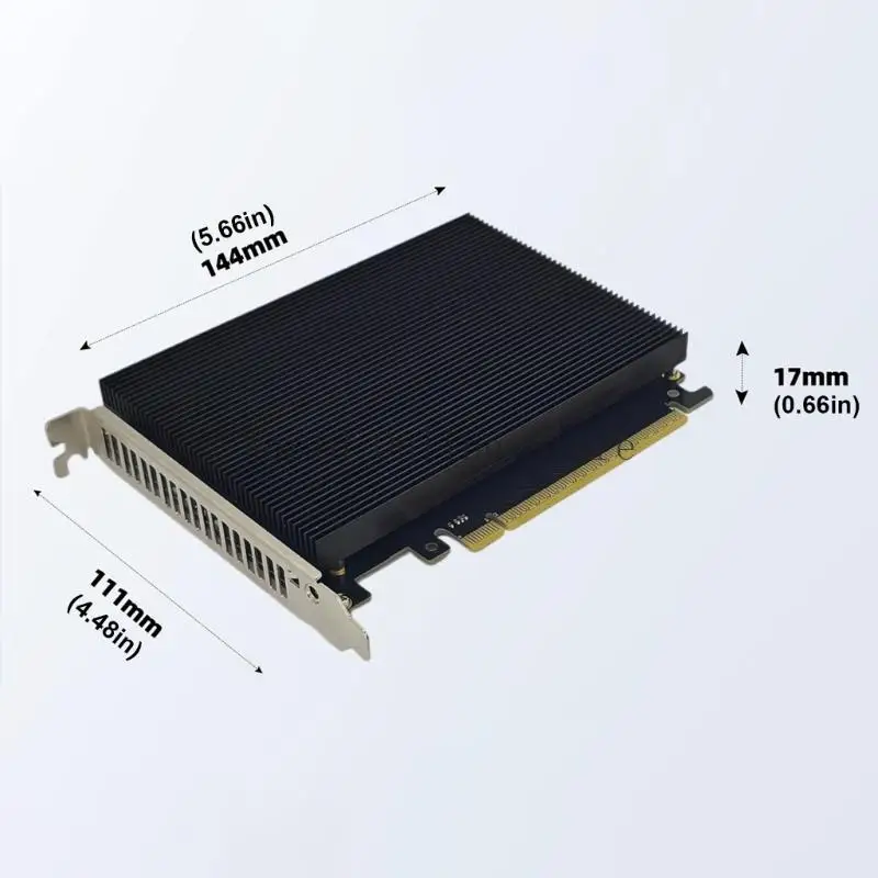 데스크탑 및 게임 시스템 87HC용 강력한 4베이 M.2 스토리지 PCIe X16 확장 카드