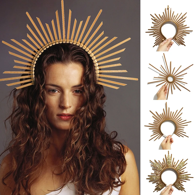 

Baroque Headband Vintage Headband Gold Hair Cosplay Headdress