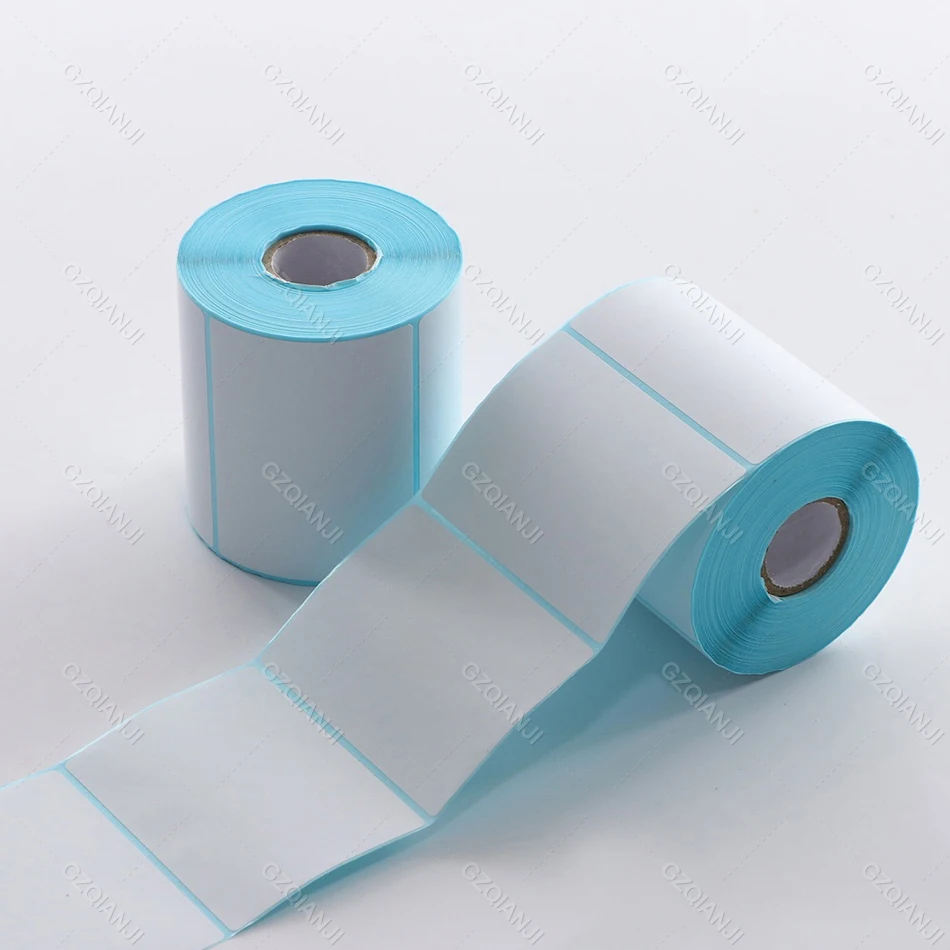 Thermal Label Sticker Paper Supermarket Price Blank Barcode Label Direct Print Waterproof Oil-proof Supplies Roll Adhesive