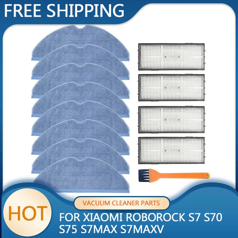 MopRagsBrushMopClothPadsForXiaomiRoborockS7T7ST7SPlus