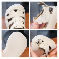Baby Girls Boys Sandals Summer Infant Toddler Shoes Genuine Leather Soft-soled School Kids Casual Shoes Children Beach Sandals 5