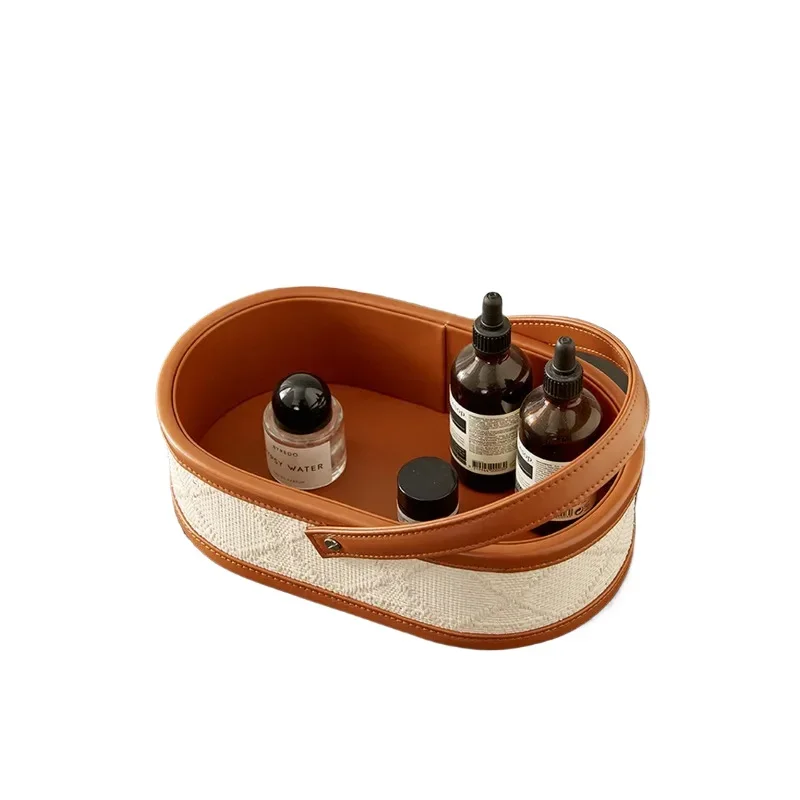 French Multifunctional Living Room Fabric Tea Table Remote Control Used Basket, Organizing Box, Storage Box 6