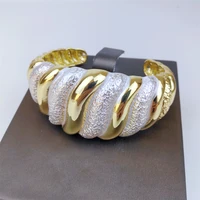 Ensembles de bijoux plaqués or de dubaï pour femmes, grand collier, plaque 18K originale pour les fêtes de banquet de mariage, bijoux luxueux 4