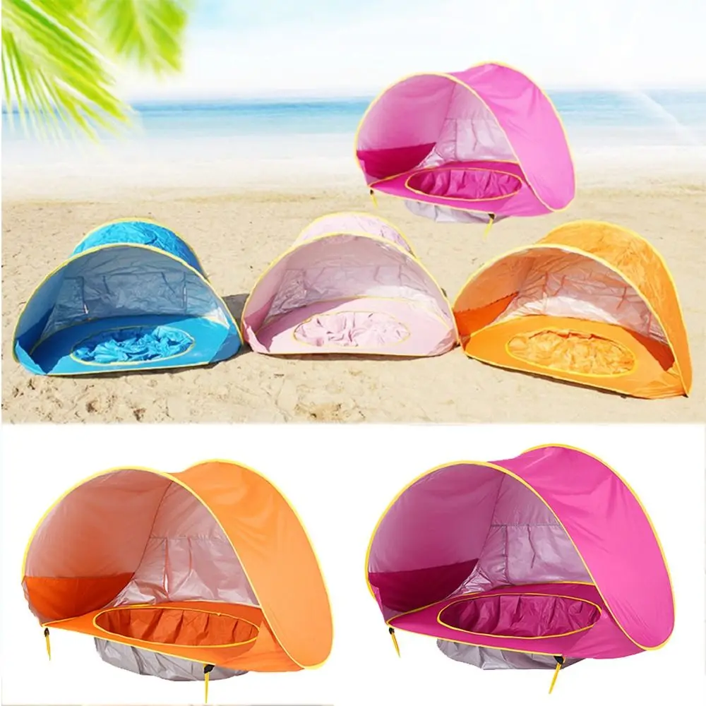 Baby Beach Tent Baby Beach Tent Portable Shade Pool UV Protection Sun Shelter For Infant Outdoor Toys Child Swimming Pool Play House Tent Toys