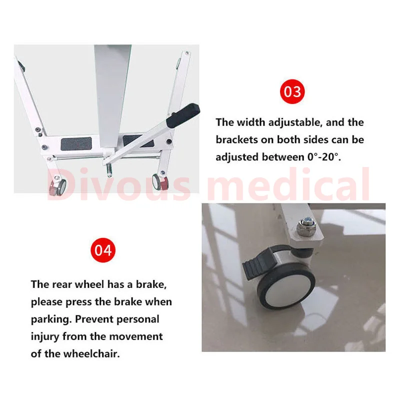 Electric Patient Transfer Lift Multifunctional Open Up Wheel chair Mobile Seat Bed Disabled Elderly Toilet Commode chair 6
