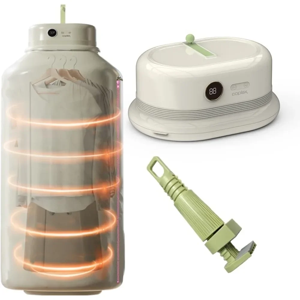 

Electric Portable Clothes Dryer - 600W Mini Clothes Dryer for Apartment, Dorm, RVs & Travel - Quick and Easy to Use