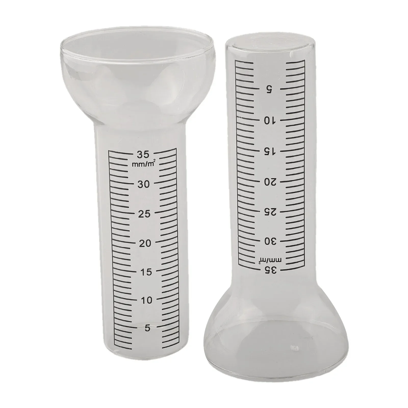 Rain Gauge Replacement Glass Precipitation Gauge Rainwater 35mm Home Garden Yard Outdoor Living Supplies