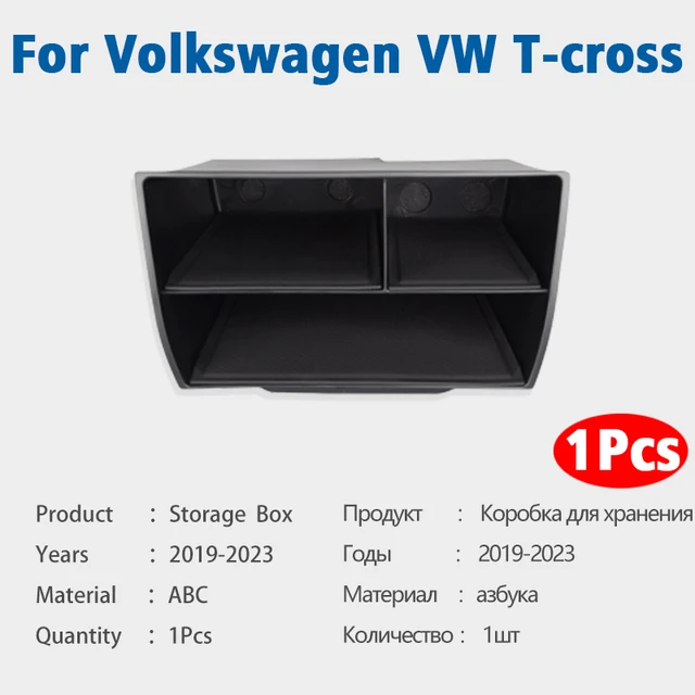 For Volkswagen VW T-ROC TROC 2018-2020 2019 Car Center Console Armrest  Storage Box Organizer Tray Accessories - AliExpress