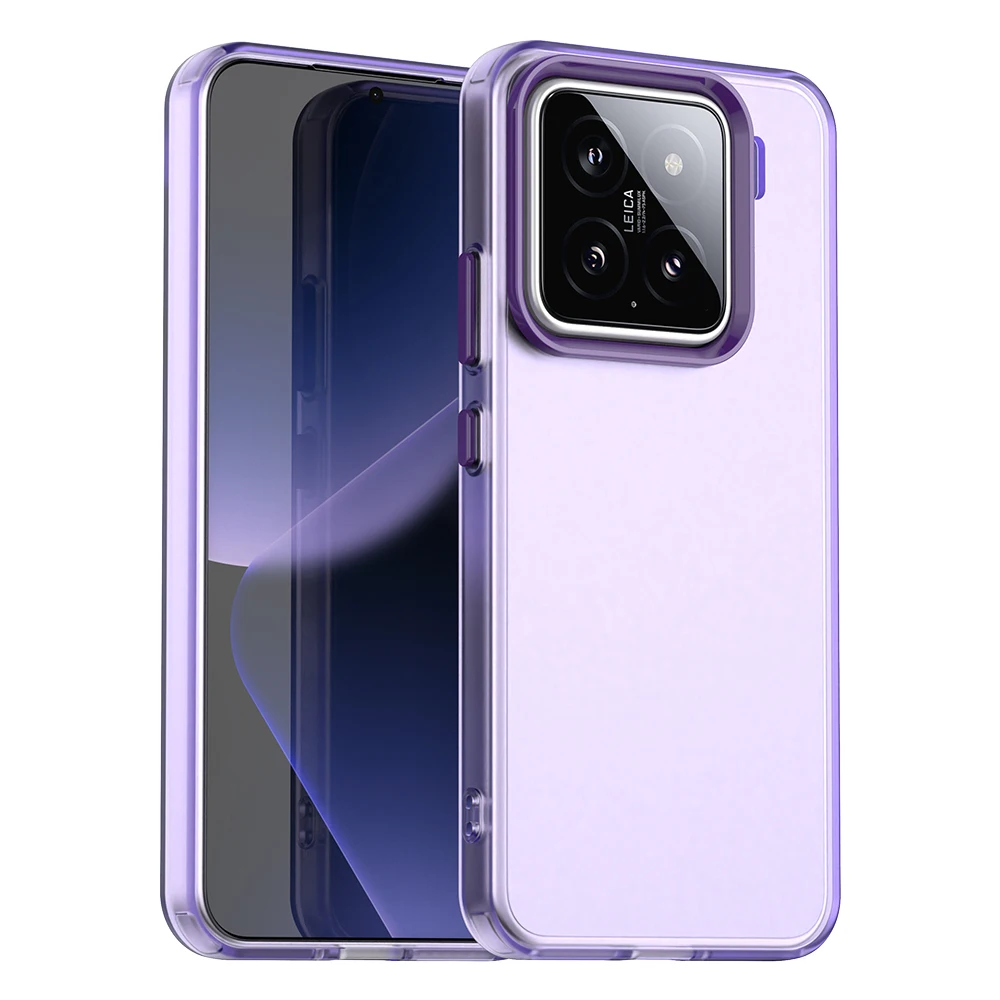 Luxury Matte Skin Feel Translucent Shockproof Bumper Case