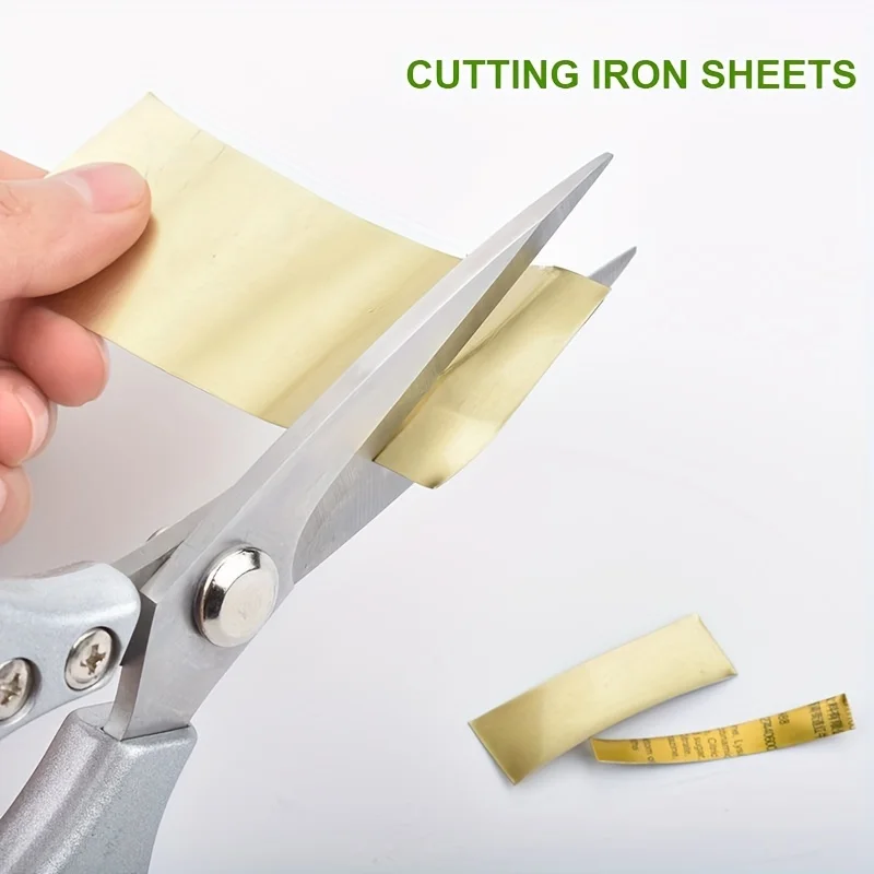 Professional 8.5-inch Stainless Steel Kitchen Scissors with Aluminum Alloy Handle - Perfect for Cutting Chicken Bones Meat Fish