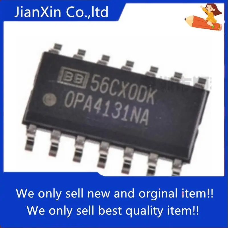 

10pcs orginal new OPA4131NA OPA4131 SOP-14 FET Input Operaonal Amplifier