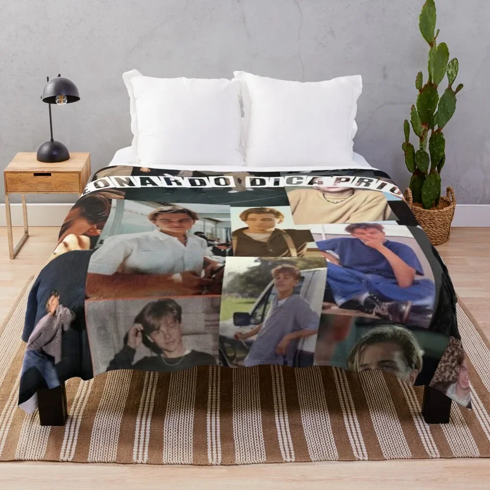 

Leonardo Dicaprio Phone Case Throw Blanket For Decorative Sofa Travel Blankets