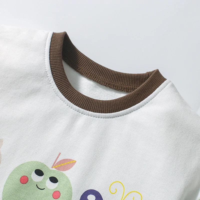 2Pcs New Kids Clothes Summer Girls Children's Clothing Tracksuit Clothes Sets Cartoon Animals Tops+Pants Cotton