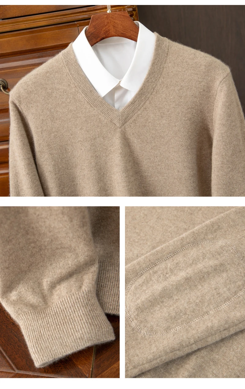 2024 Cashmere Sweater O-neck Pullovers Men's Loose Oversized M-5XL Knitted Bottom Shirt Spring Autumn New Korean Casual Men Top