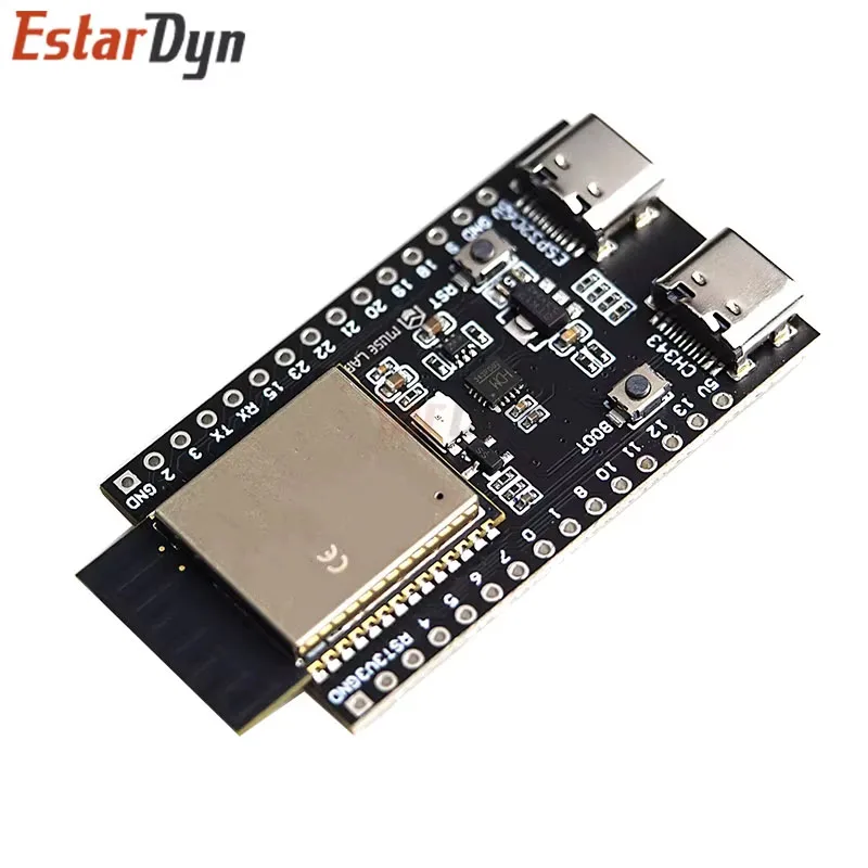 ESP32-C6 ESP32 WiFi+Bluetooth Internet Of Things Dual Type-C Development Board ESP 32 Core Board ESP32-C6-DevKit C N4R2