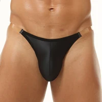 Sous-vêtements sexy pour hommes, ultra-fins, respirants, doux, culottes à taille basse, slip U Convex Cuecas 2