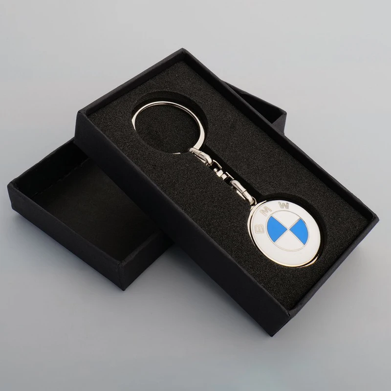 Metall-Legierung Autoschlüsselanhänger Minimalistischer Schlüsselring für BMW E46 E60 E64 F10 F20 F30 F06 F12 F13 E90 E92 E93 F80 F82 F87 M1 Zubehör