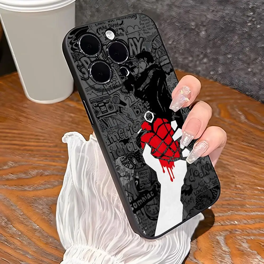 Vibrant Green Day-Themed Phone Case with Enhanced Protection