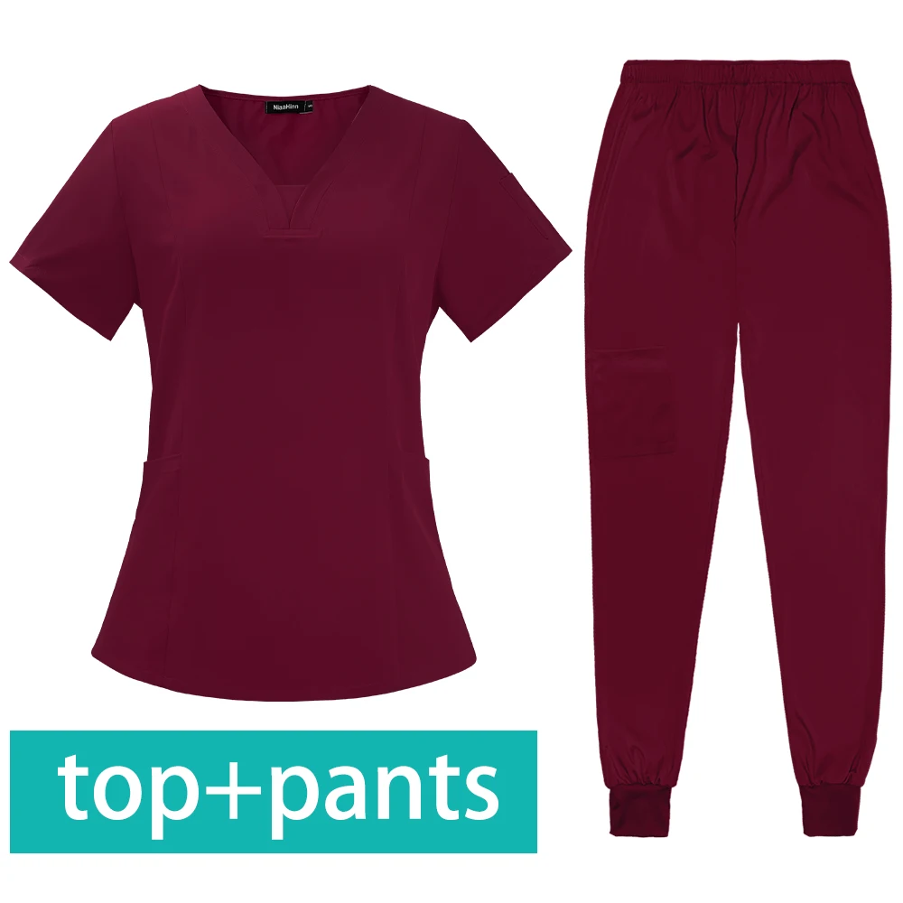 Jogger Sports Suit High Quality Solid Color Women's New Medical Operating Room Medical Uniform Scrubs Doctor Nurse Suit Unisex medical uniform