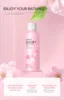 LAIKOU Sakura Shower Gel Long Moisturizing Smooth Long Lasting Fragrance Gentle Foam Body Cleansing Bath Product 200ml 5