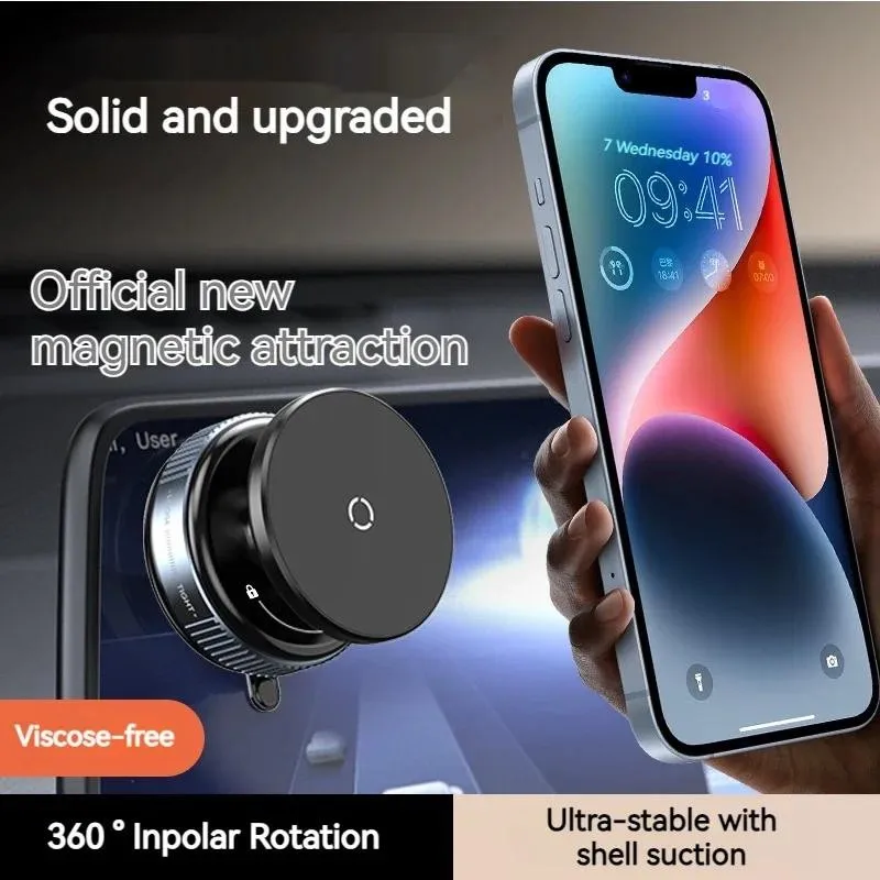 Vacuum Magnetic Phone Holder 360 Rotation