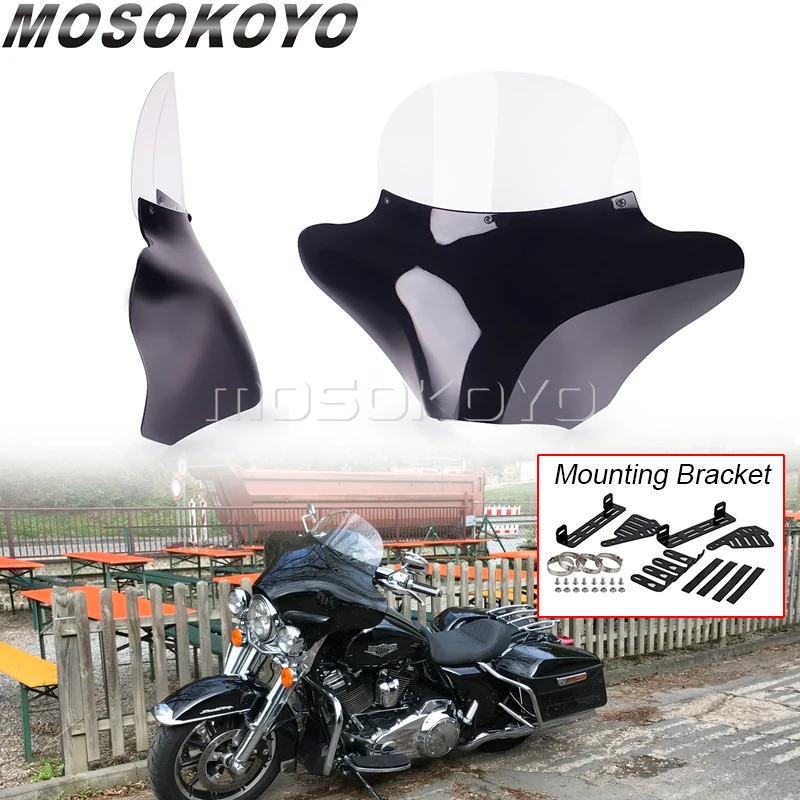 

For Yamaha Dragstar V-Star 1300 1100 650 950 XVS Complete Batwing Headlight Fairing Head Light Windshield Motorcycle Accessories