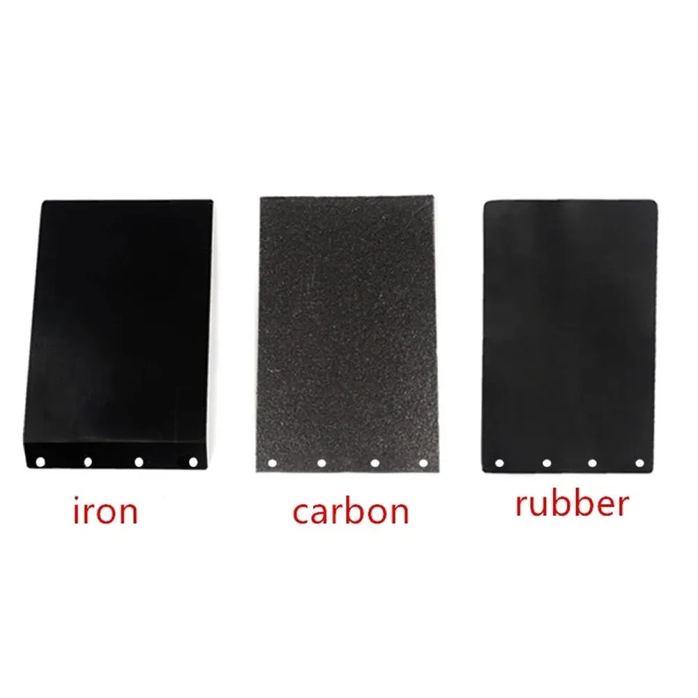 Iron Carbon Rubber Base Plate Pad With 4 Round Mounting Holes 3 Sizes Power Tools Accessor For 9403 MT190 MT9 Belt Sander smt splice tape with 8 holes guide