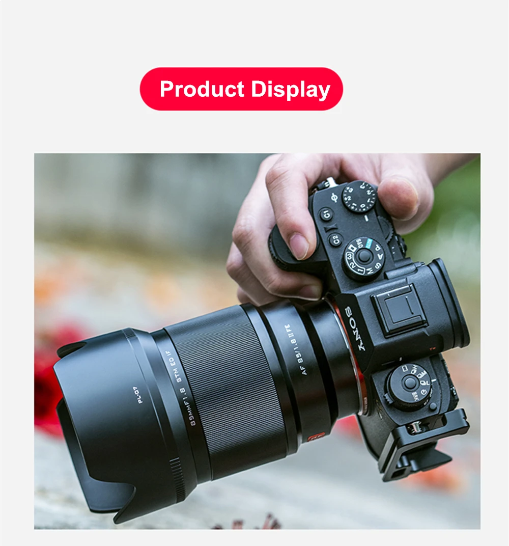 Viltrox 23mm 33mm 56mm 13mm 85mm 24mm Original Camera Lens Hood For Fuji Lenses Fujifilm X Sony E Mount Nikon Z Mount Canon Lens