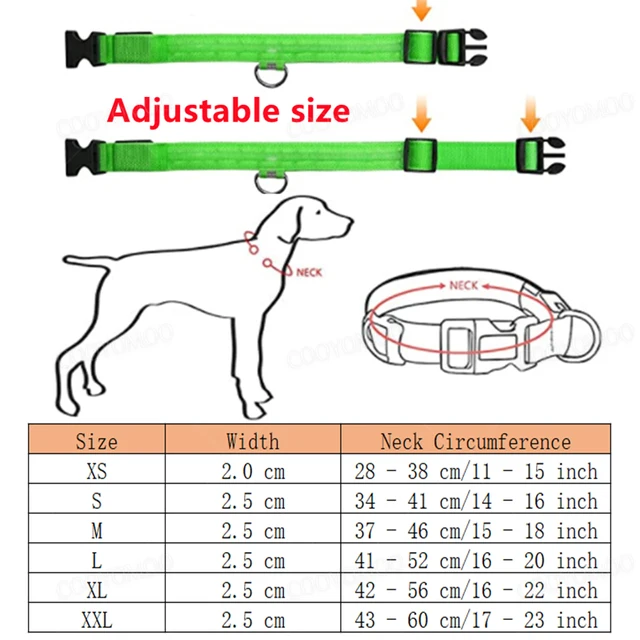 3 Modes Dog Luminous Charge Collar 5