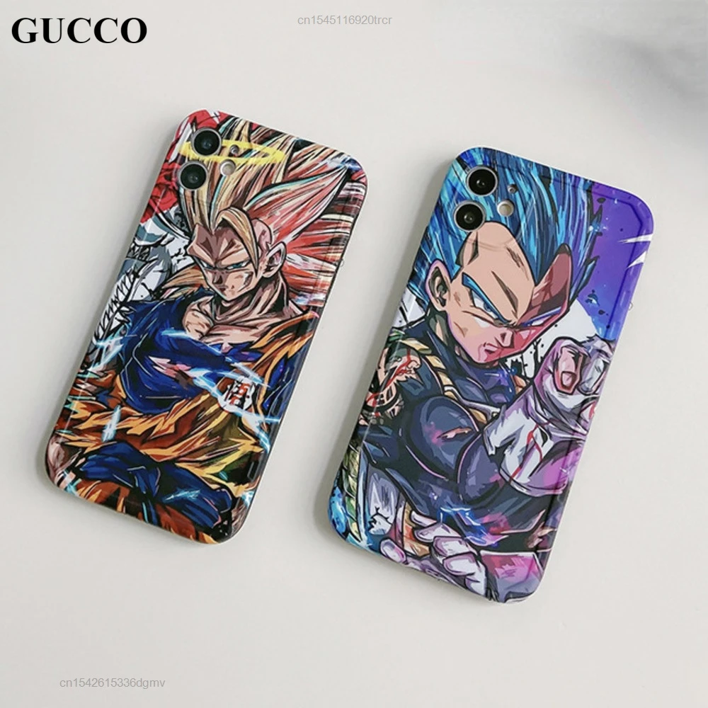Cartoon Anime Dragon Coque Ball Z Aesthetic Iphone Case For Iphone Xs Max 11 12 Pro Max Xr Se 7 8 Plus Male Man Cute Boys Phone Case Covers Aliexpress