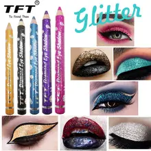 

9 Color Silkworm Pearlescent Eyeshadow Pen Stick Sequin Shiny Eye Shadow Lipstick Pencil Longlasting Makeup Waterproof