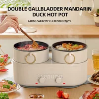 Kitchen Cooking Pot Double Multi Cooker Electric Boiling Pot Split Type Hot Pott Elektrisch 1