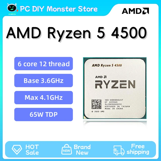 AMD Ryzen 5 4500 Hexa-core (6 Core) 3.60 GHz Processor - Hardware