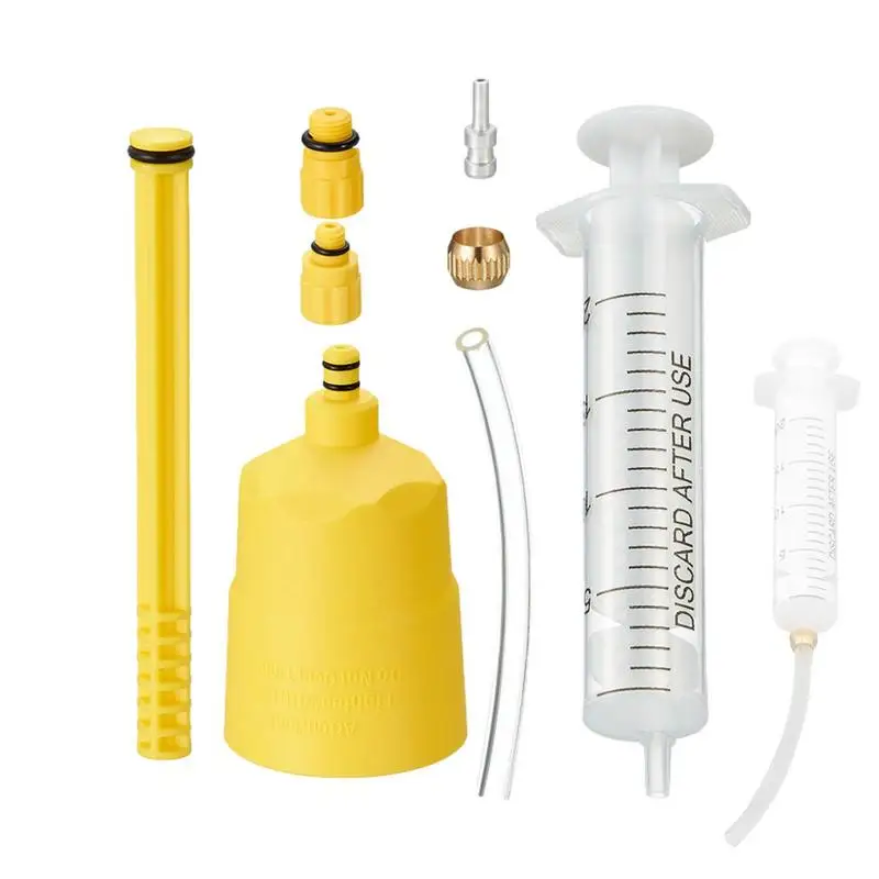 Hydraulic Brake Bleed Kit Durable Bike Brake Bleed Tool With 20ml Oil Filling Tool Brake Bleed Kit For Foldable Bike Cycling