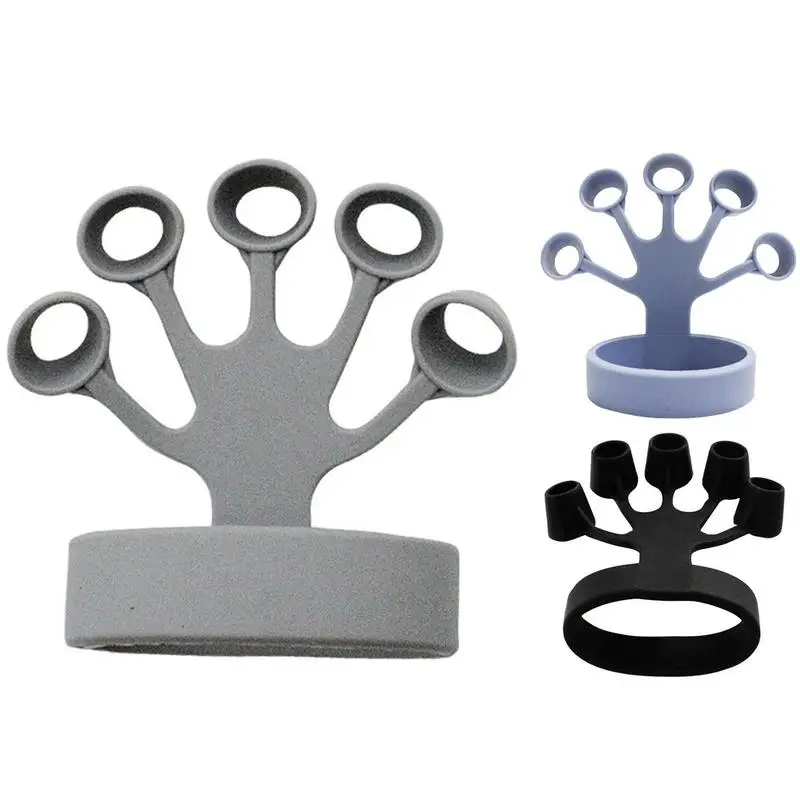 Silicone Hand Grip Device Finger Exercise Hand Strengthener Guitar