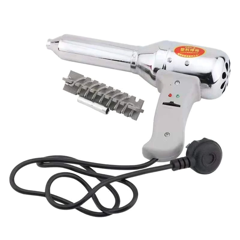 

700W 220V-240V Plastic Hot Air Welding Gun Torch Tool Welding Torch Machine Adjustable Heat Air Gun Kit Welder PE PP PVC