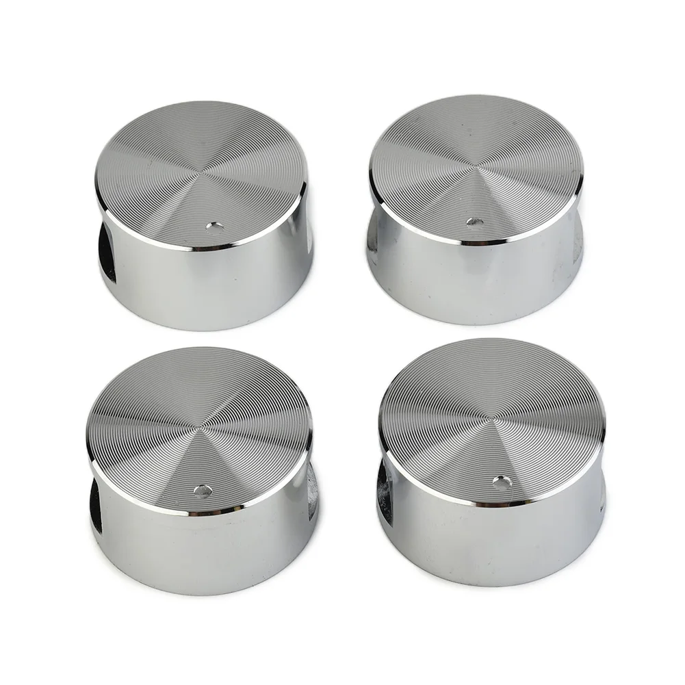 4pcs Alloy Material Rotary Switches Gas Stove Burner Oven Round Knob