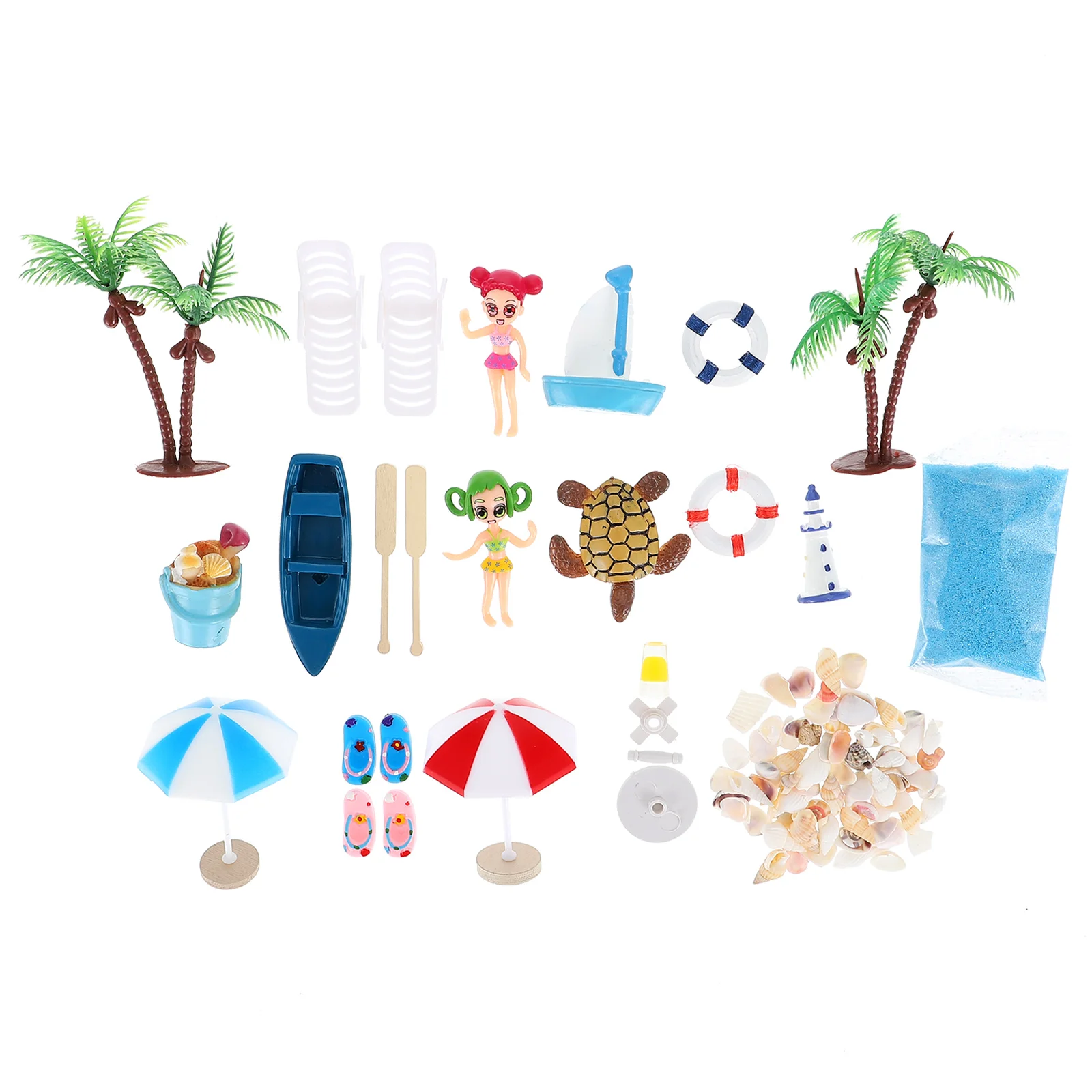 

1 компл. Микро фотосессия Пляж океан миниатюрный пляж фотография