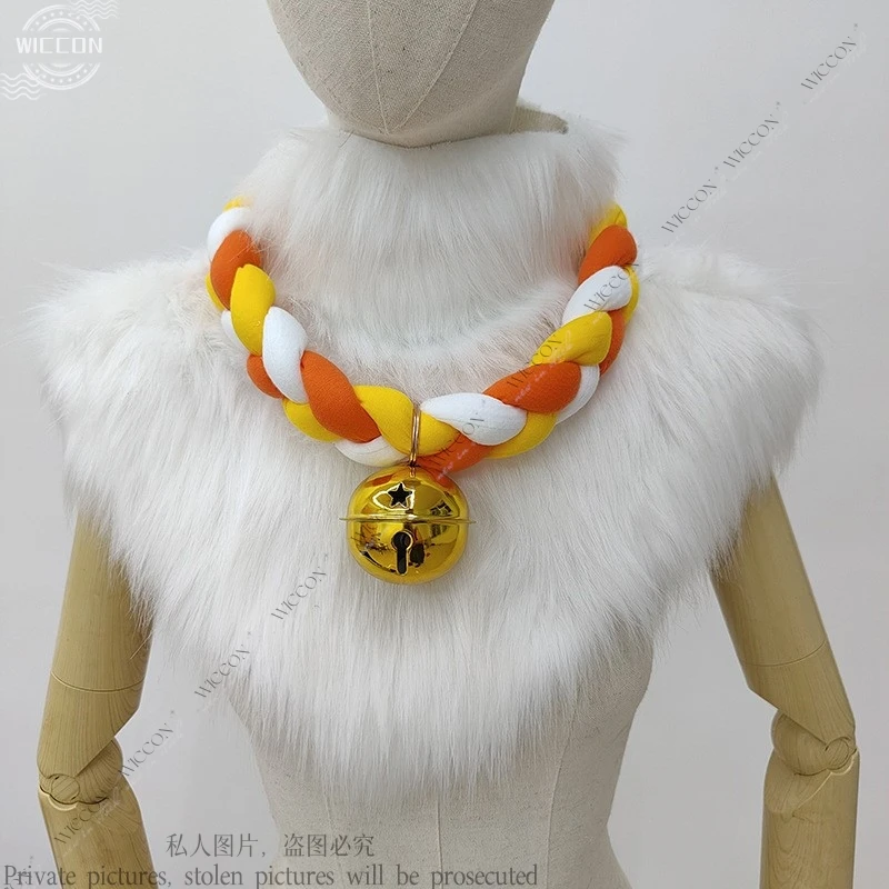 Triple Plait Bell Collar Fursuit Kigurumi Furry Suit Kig Woman Man Comic-Con Character Masquerade Role Play Unisex Party Gift cosplay costumes kigurumi pajamas
