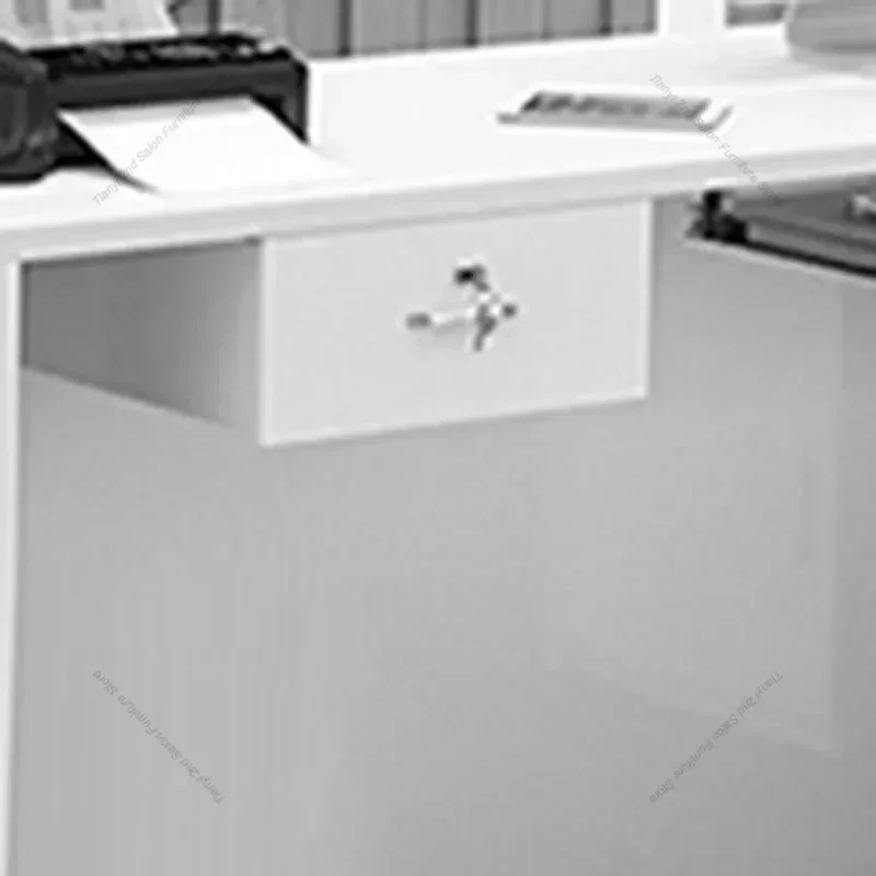 Italian Style Clothing Shop Reception Desks Hotel Simplicity Beauty Salon Reception Desks Multifunctional Furniture Recepce HBRD